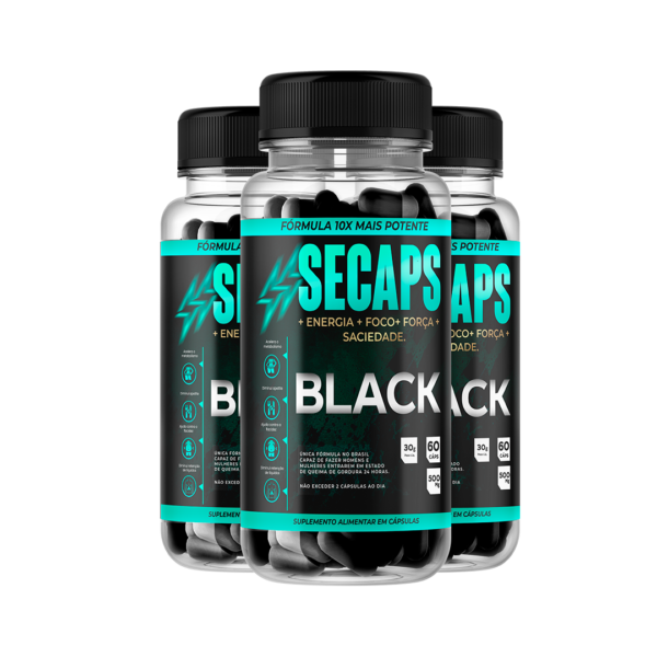 Secaps Black - 3 Meses